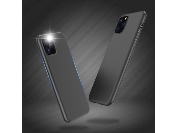 Hurtel Soft Case geelimäinen elastinen kotelo Motorola Moto G100 / Edge S musta