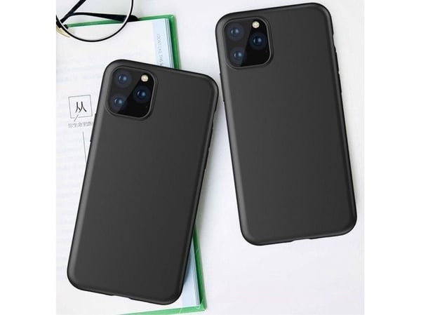 Hurtel Soft Case geelimäinen elastinen kotelo Motorola Moto G100 / Edge S musta