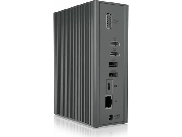 Raidsonic | Iskald boks | IB-DK2262AC dokkingstasjon | Dock | Ethernet LAN (RJ-45)-kontakter 1 | Antall VGA (D-Sub) kontakter 1 | USB 3.0 (3.1 Gen ...
