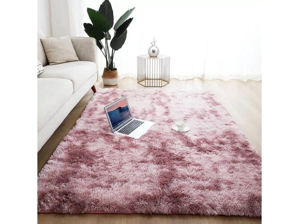 Strado Ombre shaggy teppe 160x200 OmbrePurple (rosa) universell