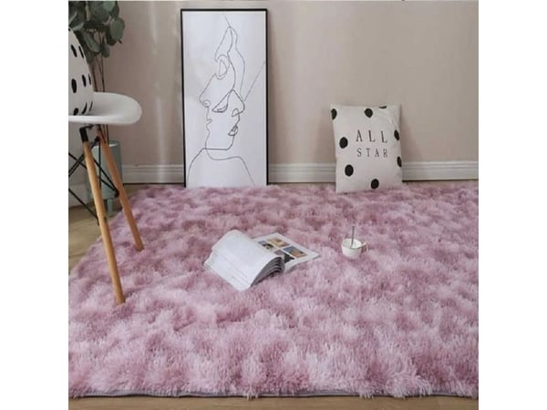 Strado Ombre shaggy teppe 160x200 OmbrePurple (rosa) universell