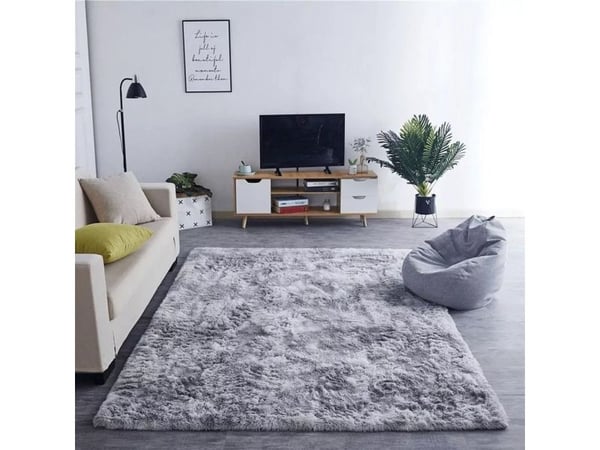 Strado teppe Ombre Shaggy 250x350 OmbreSilver (lysegrå) universell