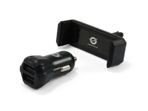 Conceptronic - Bilstrømadapter - 2 A - 2 utgangskontakter (USB)