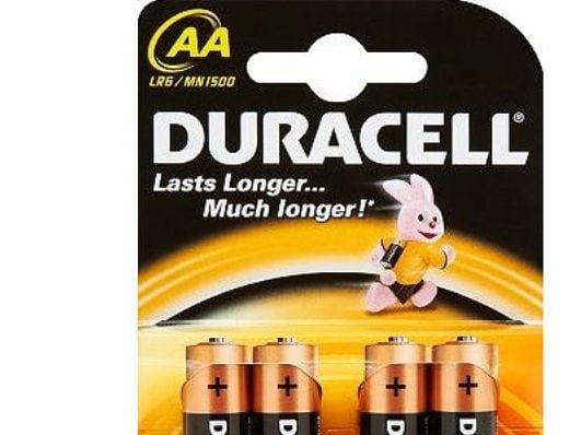 Duracell AA LR6, Engangsbatteri, AA, Alkalinsk, 1,5 V, 4 stykker, Blister