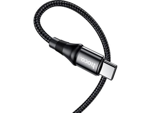Hoco USB-C - USB-C USB-kabel 1 m Svart (6931474734259)
