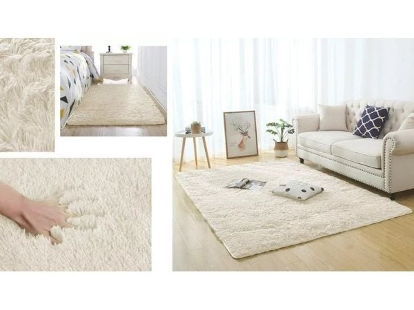 Strado teppe Shaggy Strado 120x170 CreamBeige (beige)