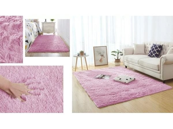 Shaggy Matta Strado 160x200 PinkPanther (Rosa)