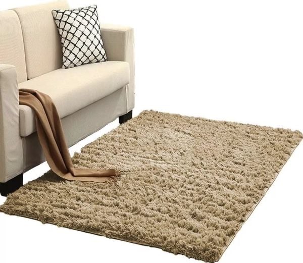 Strado shaggy teppe 60x90 CappuccinoCamel (lys brun)