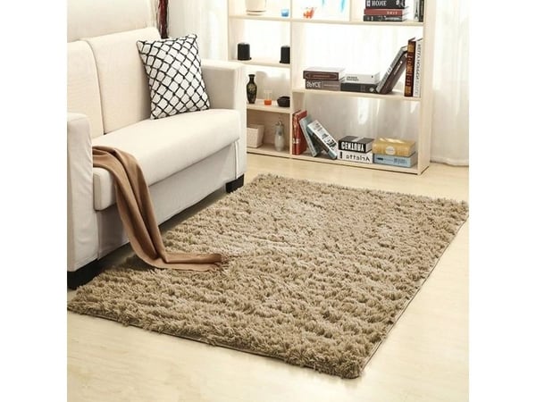 Strado shaggy teppe 60x90 CappuccinoCamel (lys brun)