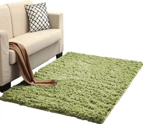 Strado shaggy-teppe 60x90 GreenGrass (grønn)