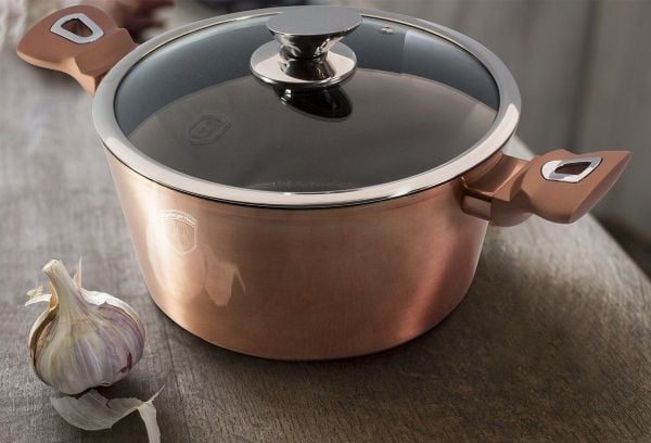 Berlinger Haus granitt grytesett Bh-7058 Rose Gold 13 deler