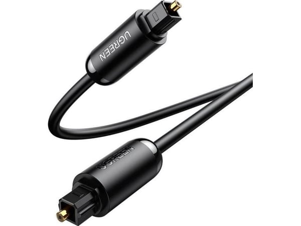 UGREEN AV122 Toslink lydkabel 2 m - Svart
