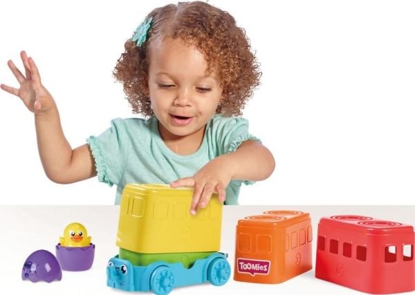 Tomy Toomies buss pyramideleketøy TOMY
