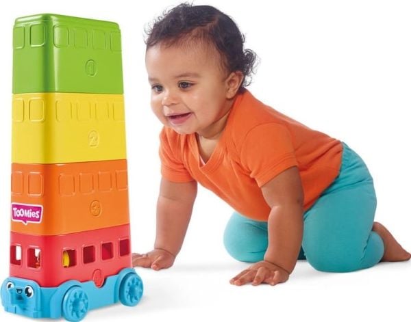 Tomy Toomies buss pyramideleketøy TOMY