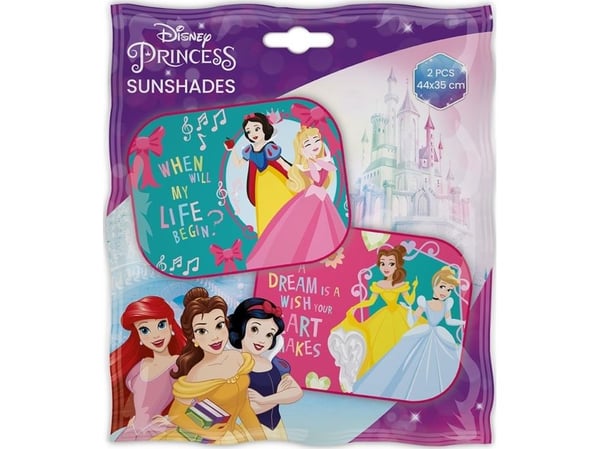 Sju sidegardiner 44x35 cm, 2 stk Princess. Ksiezniczki 9333 SEVEN