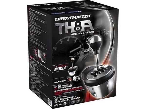 Thrustmaster T248 PC/PS4/PS5-ohjauspyörä (4160783) + TH8A-vipu (4060059)