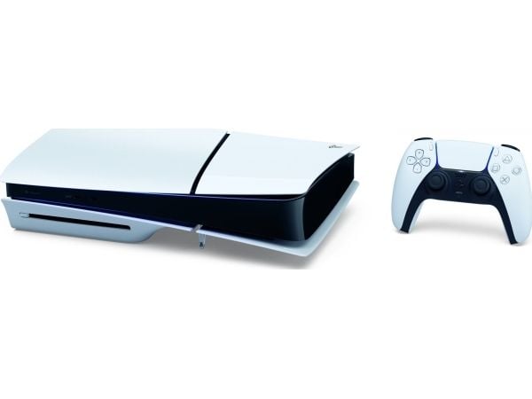 Sony PlayStation 5 D Chassis Slim + DualSense-kontroll vit