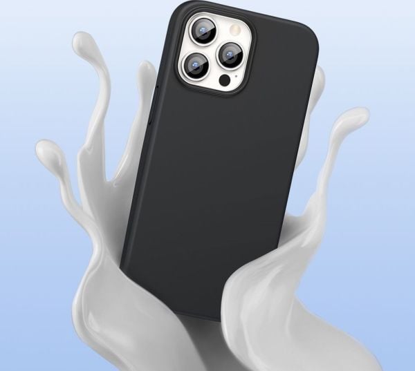 Ugreen beskyttende silikonetui fleksibelt silikonskall iPhone 13 Pro Max sort