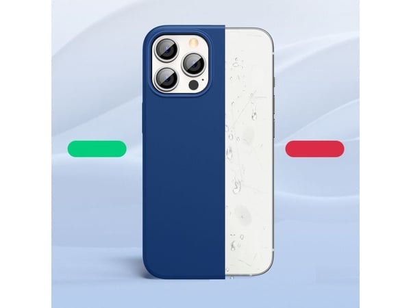 Ugreen beskyttende silikondeksel med fleksibel silikon-design til iPhone 13 Pro Max - blå