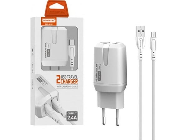 Somostel SMS-A139 2x USB-A 2.4 A laturi (28235)