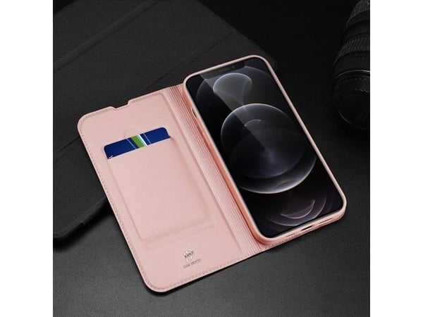 Dux Ducis Dux Ducis Skin Pro hylsterdeksel med flip Iphone 13 Pro Pink