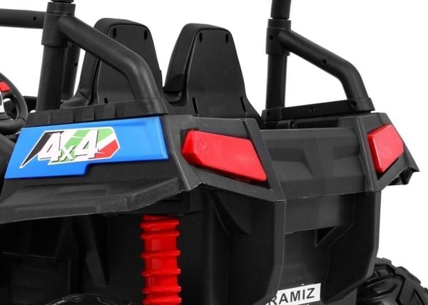 Ramiz elektrisk barnevogn Grand Buggy 4x4 LIFT STERK, blå