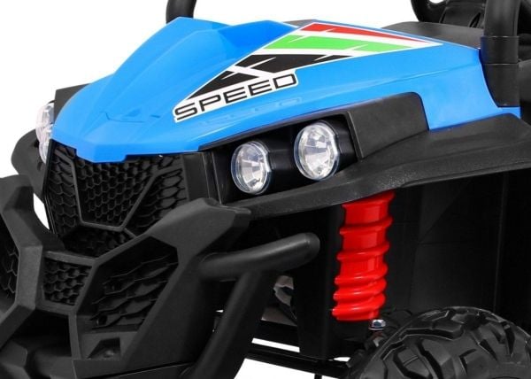Ramiz elektrisk barnevogn Grand Buggy 4x4 LIFT STERK, blå