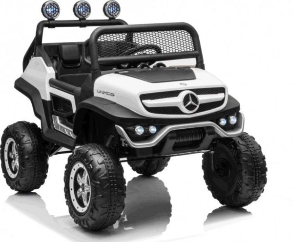 ADEL leiebil Mercedes BENZ UNIMOG hvit