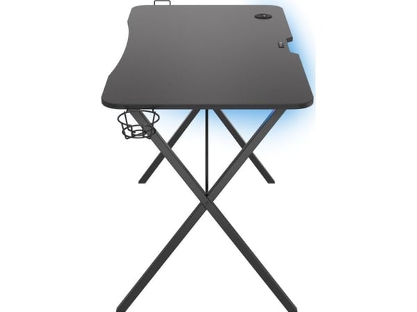 Genesis ASTAT 200 G2 gamingstol svart (NFG-1943) + Holm 200 RGB skrivebord svart 113 cm x 60 cm