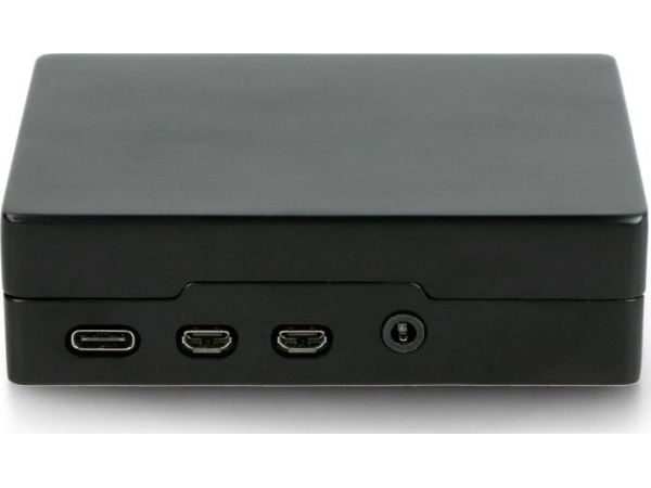 OEM Raspberry Pi 4B alumiinikotelo - musta