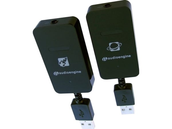 Audioengine W3, Bluetooth, USB, Svart, USB, RCA