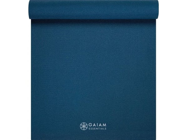 Gaiam GAIAM ESSENTIALS yogamatte 6 mm med stropp - Navy 63314