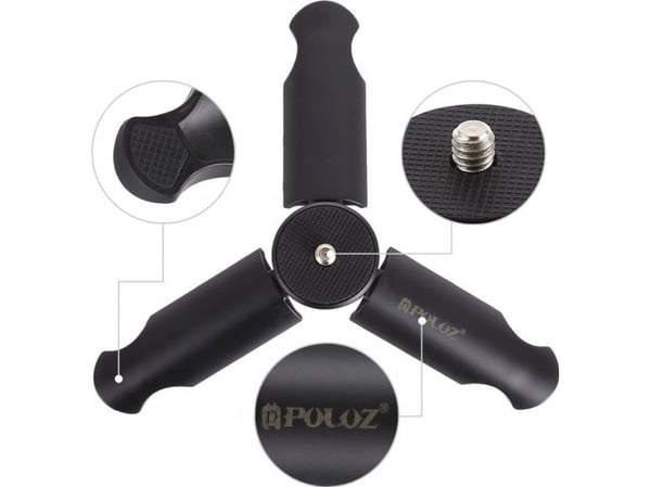 Puluz Mini kolmijalka / jalusta / jalusta kardaanille / kameralle / videokameralle 1/4"" kierteille