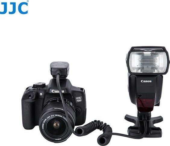 JJC synkkabel OC-e3 E-TTL II för Canon EOS, 1,3 m