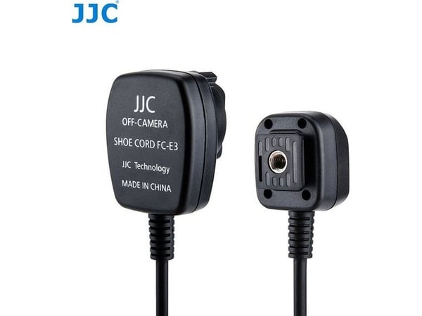 JJC synkkabel OC-e3 E-TTL II för Canon EOS, 1,3 m