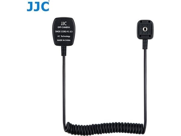 JJC synkkabel OC-e3 E-TTL II för Canon EOS, 1,3 m