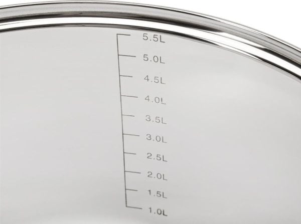 Florina komplett grytesett i rustfritt stål Florina Anter 3 striper 8 deler