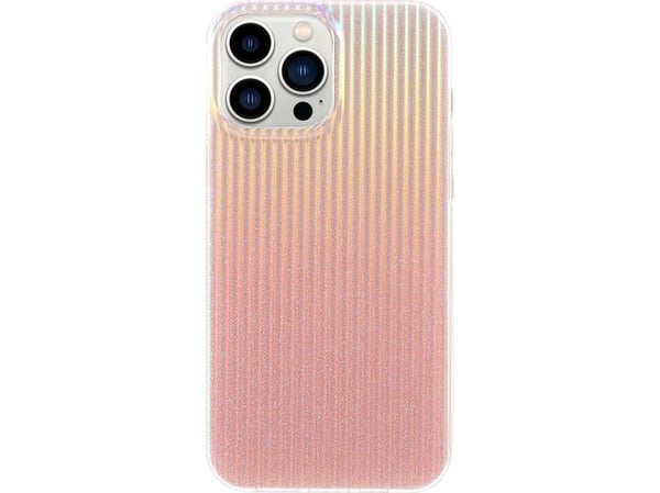 Kingxbar Travel Series Luxury Elegant Case for iPhone 13 Pro Orange (Solnedgang)