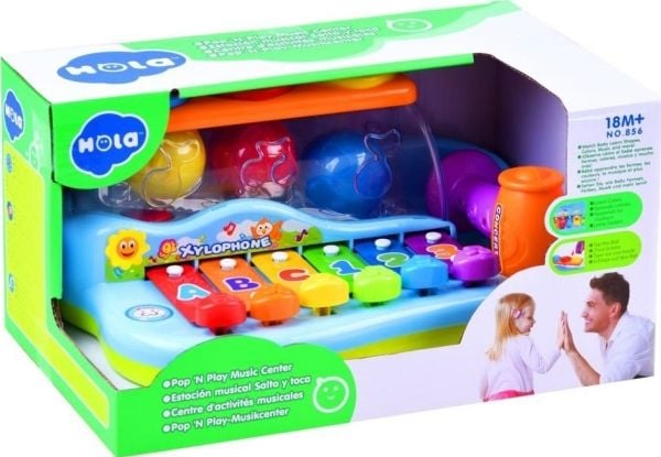 HOLA EDUCATIONAL cymbaler + kuler og hammer IN0001