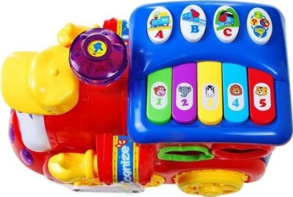 HOLA Interaktiivinen veturi + värilliset palikat (ZA0104)