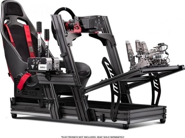 Next Level Racing® F-GT Elite Formula & GT Aluminium Profile Simulator Cockpit - Front & Side Mount Edition