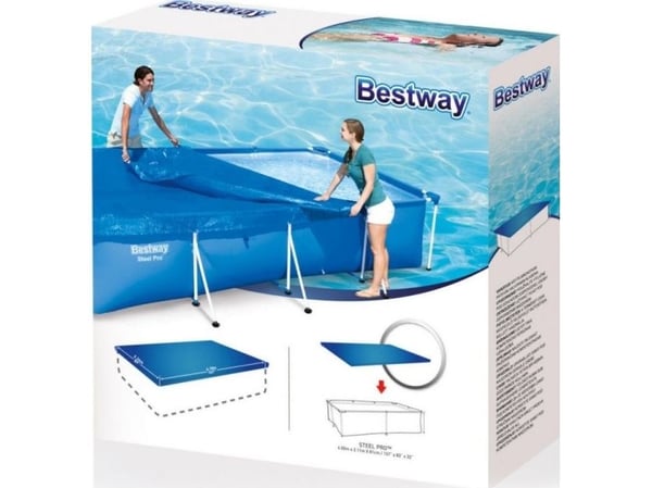 Bestway Pokrywa do basenu stelażowego 400 x 211 cm Bestway 58107