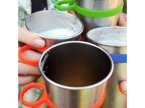 Klean Kanteen koppesett i stål 473 ml, 4 stk.