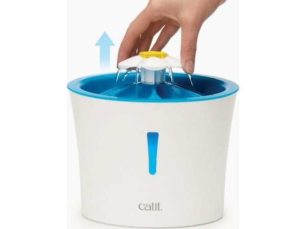 Catit Flower Fountain drikkefontene 3 L med LED nattlys