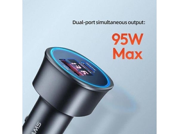 USAMS-lader C26 1x USB-A 1x USB-C 3A (CC146TC01)