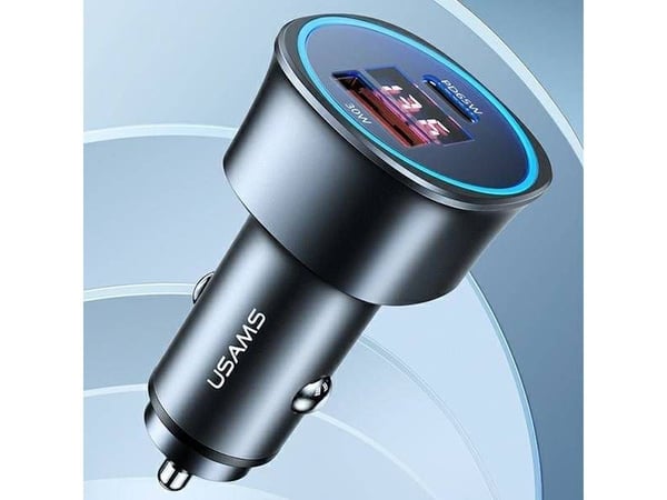 USAMS-laddare C26 1x USB-A 1x USB-C 3A (CC146TC01)