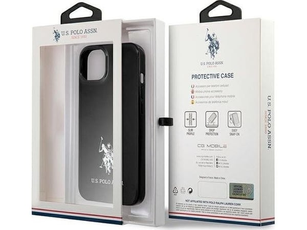 Us Polo Assn US Polo USHCP13SUMHK iPhone 13 mini 5.4 Svart/Sort Hard Case Horses Logo