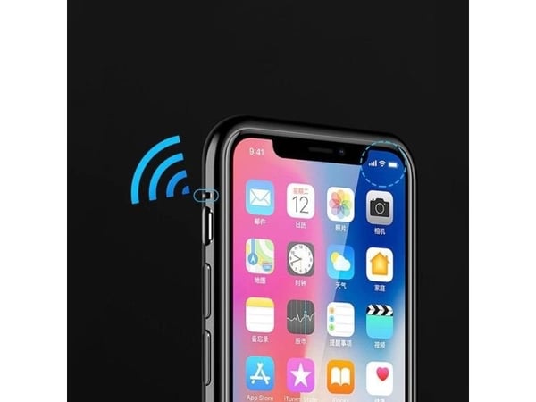 Wozinsky helmagnetisk deksel i hele kroppen med for- og bakside og innebygd glass til Samsung Galaxy A72 4G - svart/transparent