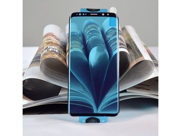3D Edge Nano Flexi Glass hybrid skjermbeskytter med ramme for Samsung Galaxy S21+ 5G (S21 Plus 5G) - svart