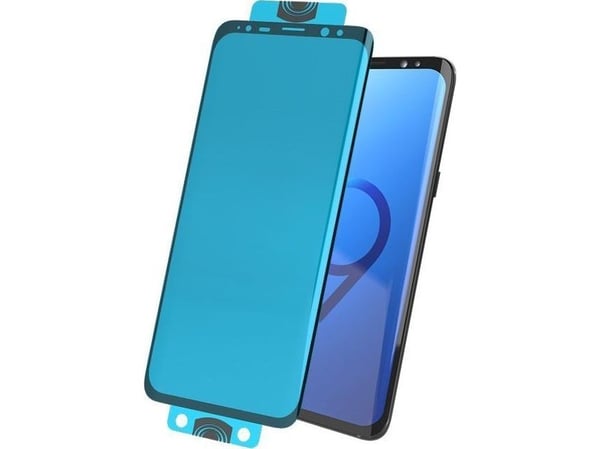 3D Edge Nano Flexi Glass hybrid skjermbeskytter med ramme for Samsung Galaxy S21+ 5G (S21 Plus 5G) - svart
